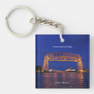 Duluth Aerial Lift Bridge & John G. Munson Sleutelhanger
