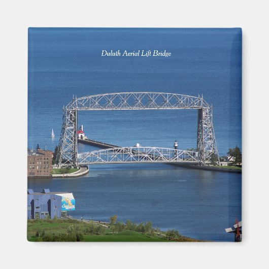 Duluth Aerial Lift Bridge magnet Magneet (Voorkant)