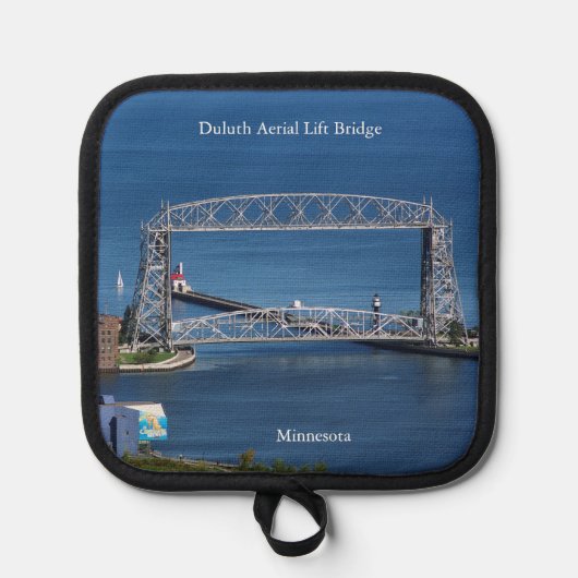 Duluth Aerial Lift Bridge pothouder Pannenlap (Voorkant)