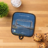 Duluth Aerial Lift Bridge pothouder Pannenlap (Top down)