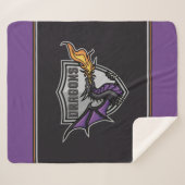 Duluth Dragons Ice Hockey Fleece & Sherpa Blanket Deken (Voorkant (horizontaal))