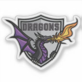 Duluth Dragons ijshockey Sticker (Voorkant)