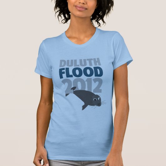 Duluth Flood 2012 Seal T-shirt (Voorkant)