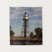 Duluth Harbor South Pier Inner Light tapestry Wandkleed (Voorkant)