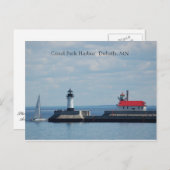 Duluth Harbour, Canal Park Harbor Duluth, MN Briefkaart (Voorkant / Achterkant)