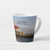 Duluth Harbour South Pier Light latte mok (Rechterhoek)