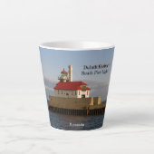 Duluth Harbour South Pier Light latte mok (Voorkant)