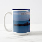 Duluth Lighthouse bij Sunrise Two-Tone Mok (Links)