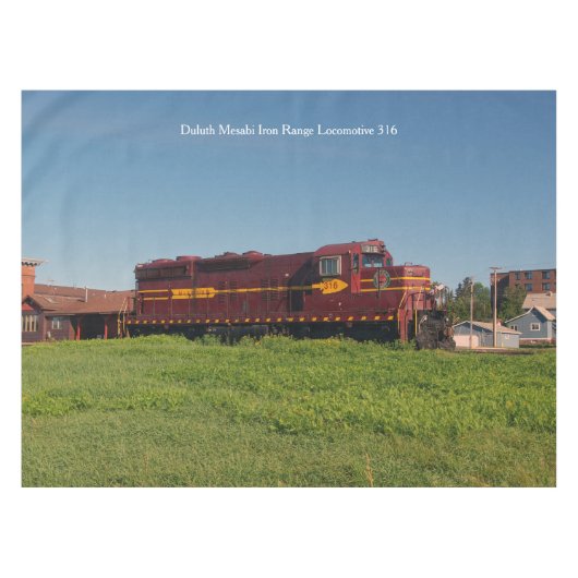 Duluth Mesabi Gamme de fer Locomotive 316 nappe (Devant (Horizontal))