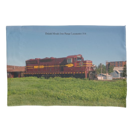 Duluth Mesabi Iron Range Locomotive 316 Kussensloop (Voorkant)