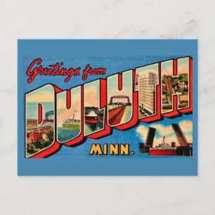 Duluth MI Ansichtkaart Briefkaart