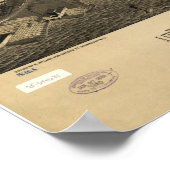 Duluth Minnesota 1887 Antiek Panorama Poster (Hoek)