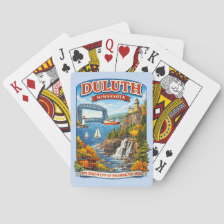 Duluth, Minnesota Souvenir Pokerkaarten