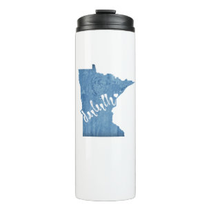 Duluth Minnesota Wood Grain Thermosbeker