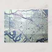 Duluth, MN Map Briefkaart (Voorkant)