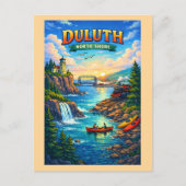 Duluth North Shore Minnesota Persoonlijke Postkaar Briefkaart (Voorkant)