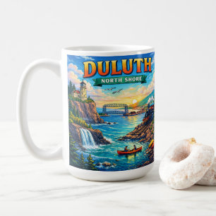 Duluth North Shore Minnesota Souvenir Koffiemok