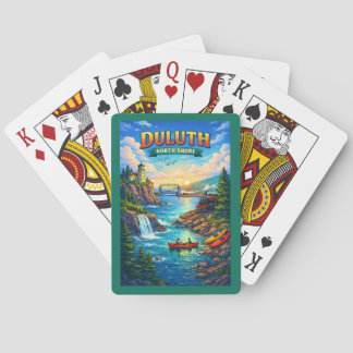 Duluth North Shore Minnesota Souvenir Pokerkaarten
