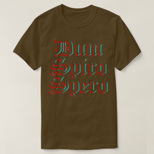Dum Spiro Spero Language Latijnse term Education M T-shirt (Design voorkant)
