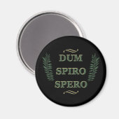 Dum spiro spero magneet (Voorkant / Achterkant)
