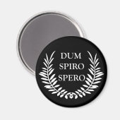 Dum spiro spero magneet (Voorkant / Achterkant)