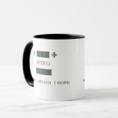 Dum spiro spero mok (Voorkant links)