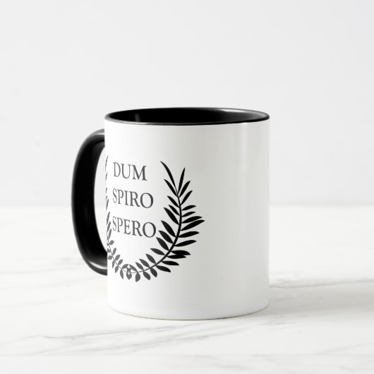 Dum spiro spero mok (Voorkant links)