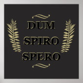 Dum spiro spero poster (Voorkant)