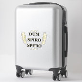 Dum spiro spero sticker (Koffer)