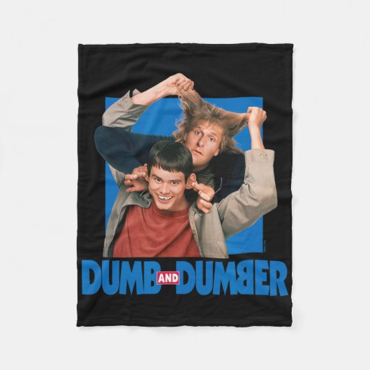 Dumb And Dumber - Lloyd Christmas And Harry Dunne  Fleece Deken (Voorkant)