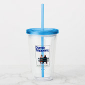 Dumb en Dumber | Duim gebeurt Acryl Drinkbeker (Voorkant)