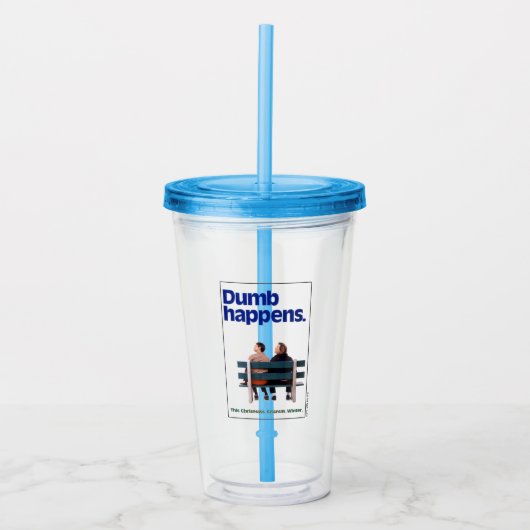Dumb en Dumber | Duim gebeurt Acryl Drinkbeker (Voorkant)