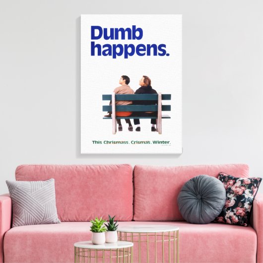 Dumb en Dumber | Duim gebeurt Canvas Afdruk (Insitu (Woonkamer))