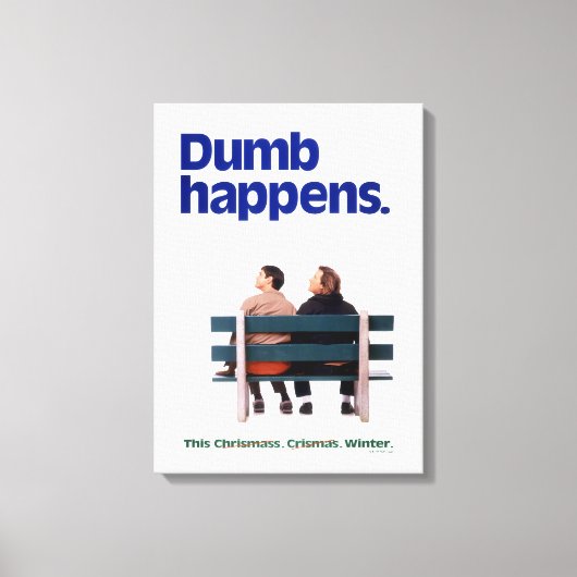 Dumb en Dumber | Duim gebeurt Canvas Afdruk (Voorkant)