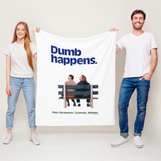 Dumb en Dumber | Duim gebeurt Fleece Deken (In situ)