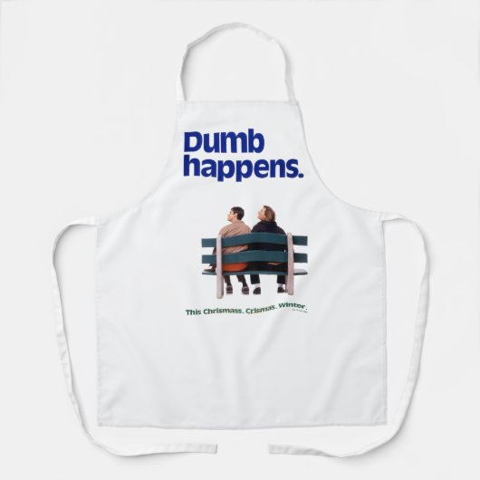 Dumb en Dumber | Duim gebeurt Schort (Voorkant)