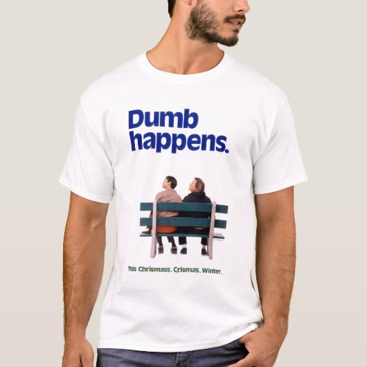 Dumb en Dumber | Duim gebeurt T-shirt (Voorkant)