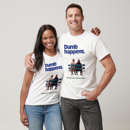 Dumb en Dumber | Duim gebeurt T-shirt (Unisex)