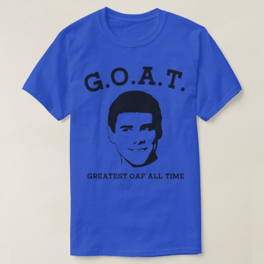 Dumb en Dumber Lloyd GOAT Grootste Oaf aller tijde T-shirt (Design voorkant)