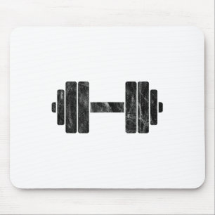 Dumbbell-minimalisme - Gewichtheffen en lichaamsbo Muismat