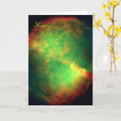 Dumbbell Nebula Constellation Vulpecula, The Fox Kaart (Gele Bloem)