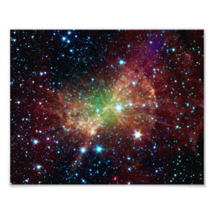 Dumbbell Nebula infraroodruimte Foto Afdruk
