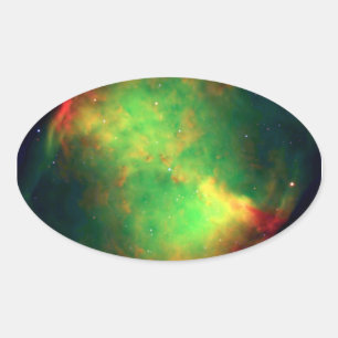 Dumbbell Nebula op Taurus Ovale Sticker