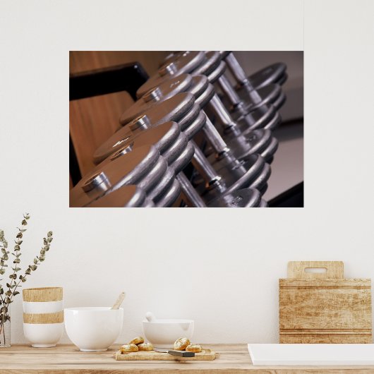 Dumbbell Poster 2 (Keuken)