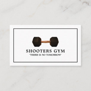 Dumbbell Weight, Personal trainer, Gym Instructor  Visitekaartje