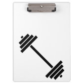 Dumbbells Klembord (Voorkant)