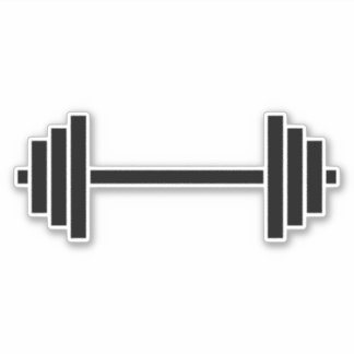 Dumbbells Sticker