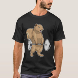 Dumbbells voor Squirrel Bodybuilding T-shirt