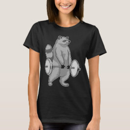 Dumbbells voor Squirrel Bodybuilding T-shirt