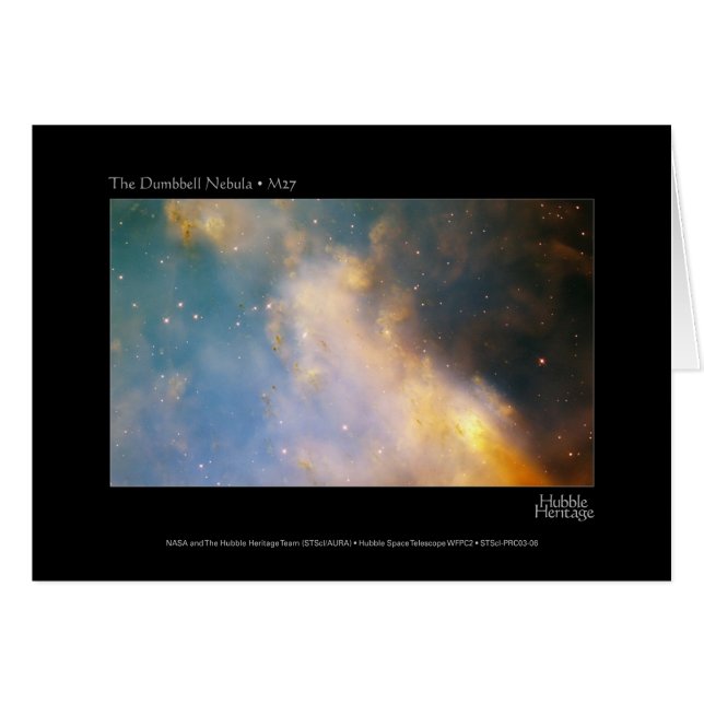 Dumbell Nebula M27 Hubble Telescope (Voorkant Horizontaal)